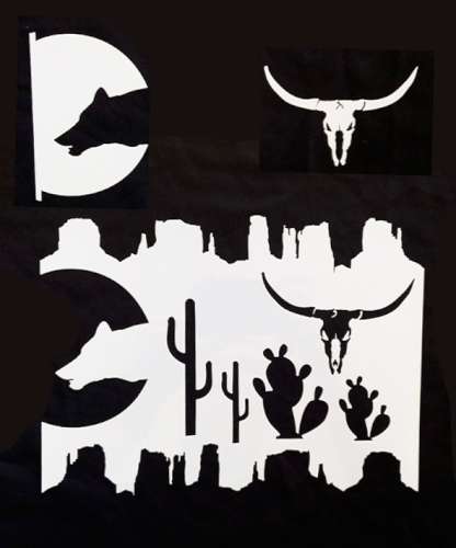 Desert Stencil - Click Image to Close